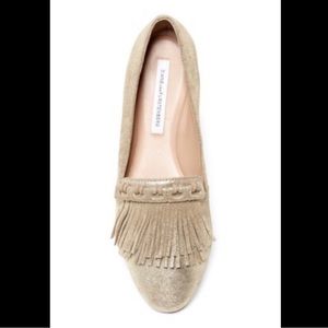 Diane von Furstenberg Alderney Fringe Flat